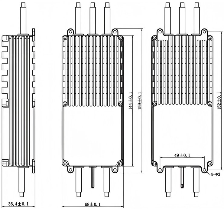 ROCK 320A-H尺寸图